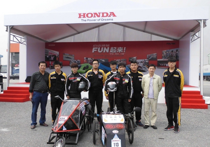 taptap点点汽车工程系高职车队参加第八届本田中国节能竞技大赛